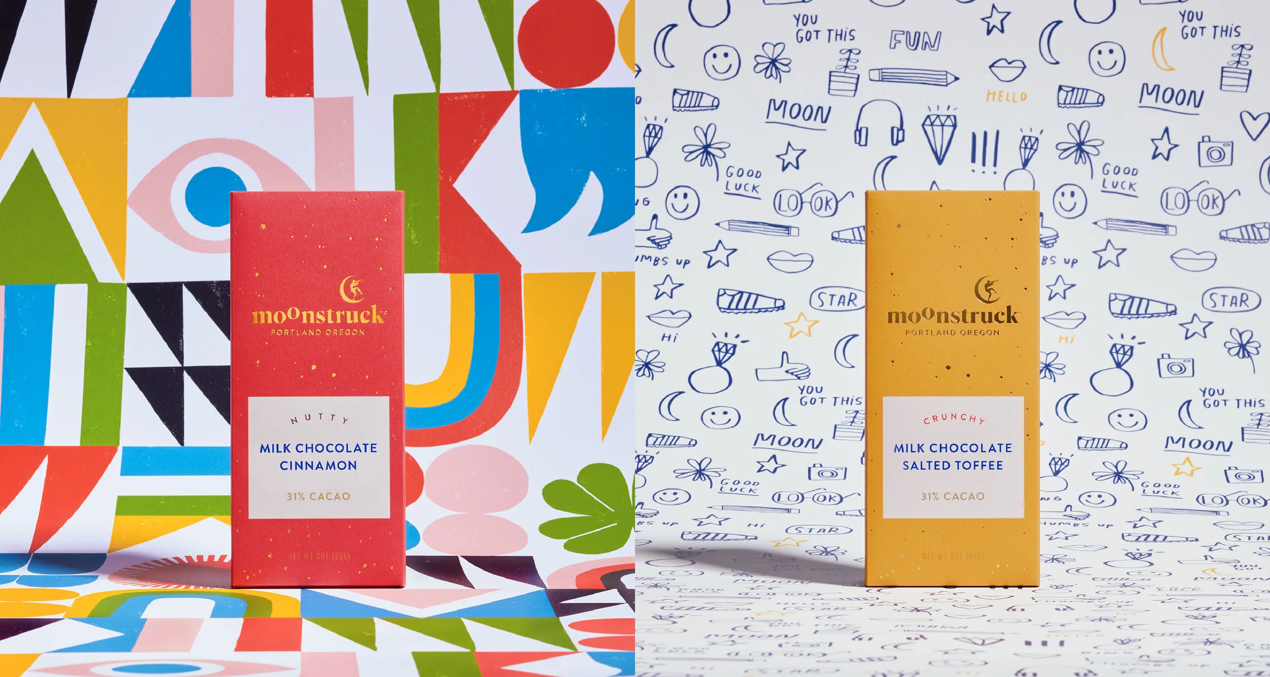 Moonstruck Chocolate Co. — work by Lauren French
